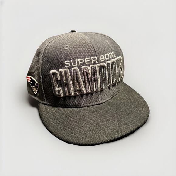 2018 Super Bowl 53 Champion Patriots New Era Hat Cap 9Fifty Snapback Used - Picture 1 of 6